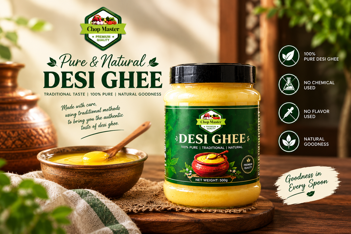 Chop Master Pure Desi Ghee (دیسی گھی)