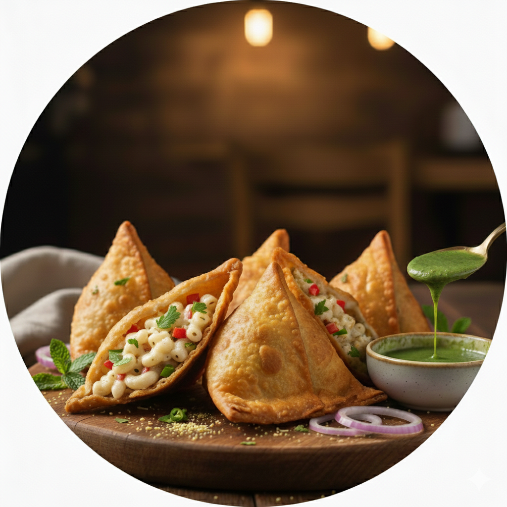 Macaroni Samosa 6-Pcs