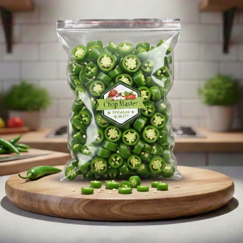 Green Chili Chopped 100gm (ہری مرچ)