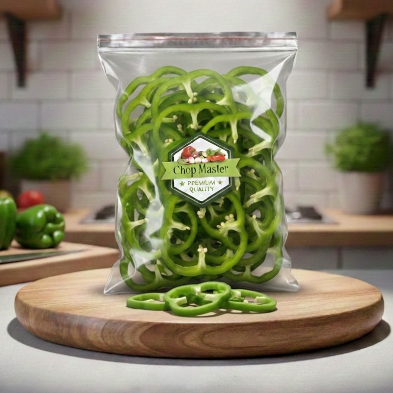 Capsicum Slice Cut 250gm (ﺷﻤﻠﮧﻣﺮچ سلائس کٹ )