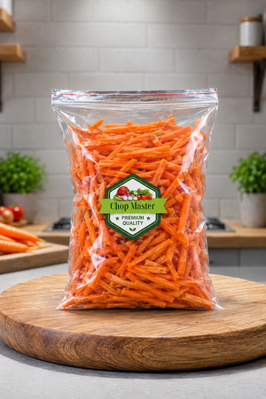 China Carrot Julienne Cut (چائنہ گاجر)