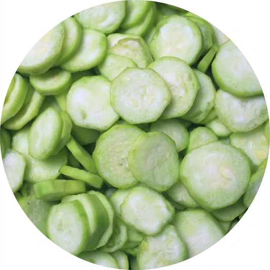 Sponge Gourd Slice Cut 500gm (گھیا توری)