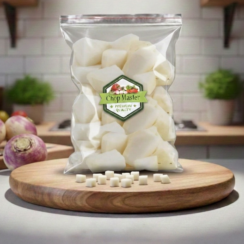 Turnip Cube Cut 500gm (شلجم)